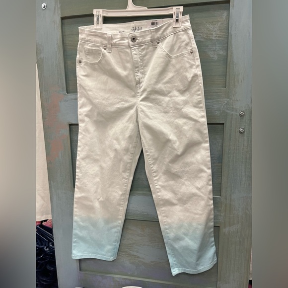 Style & Co Cropped Ombré Jeans - Picture 1 of 3